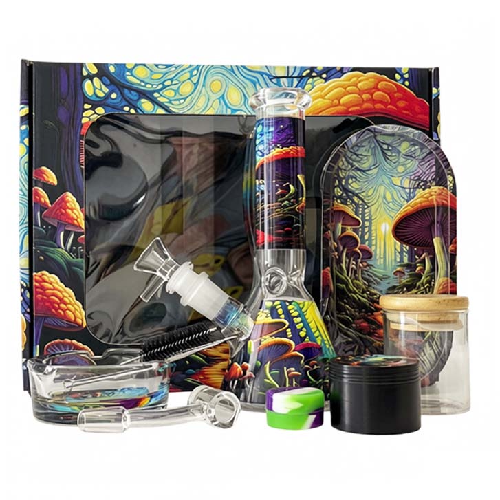 Mushroom Forest Premium Glass Gift Set