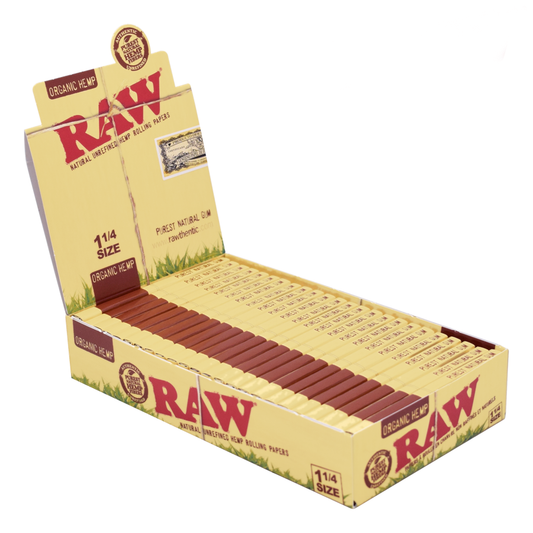 Raw organic hemp rolling paper