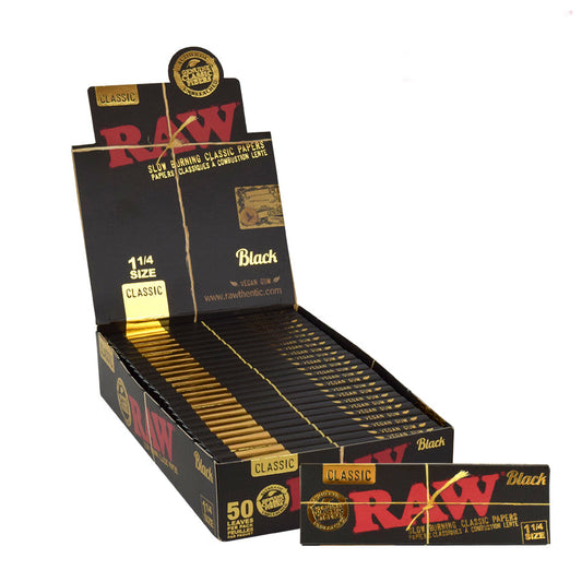 RAW Black Natural Unrefined Rolling Paper [CP1194]