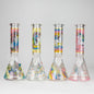 10" Unicorn Design Glass Beaker Bong