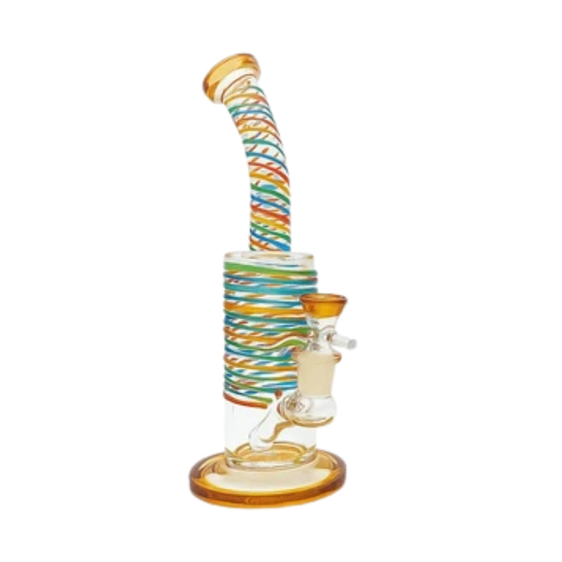 LU-010 - Color Swirl Glass Bong Set