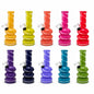 6" Colored Glass Bubble Waterpipe