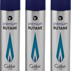 Colibri Premium Butane Fuel Refill - 300ml Cans (Pack of 2)