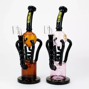 WENEED®-12" - Dark Alchemy Recycler - Glass Rig