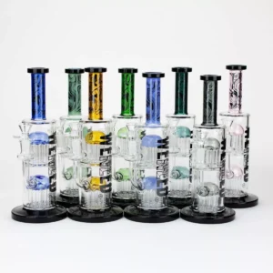 WENEED® 10.5" - Dark Matter - Glass Perc Bong