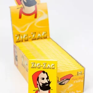 Zig-Zag Yellow - Medium Weight Rolling Papers (Box of 25)