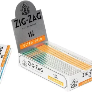 Zig-Zag® Silver Ultra Thin - 1 1/4 Rolling Papers (Box of 25)