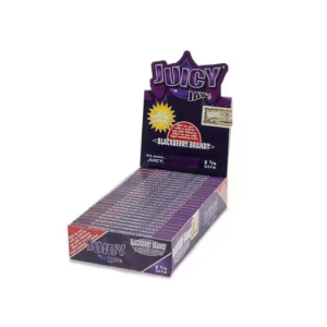 Juicy Jay's - 1¼ Rolling Papers - BLACKBERRY BRANDY - 24 Packs