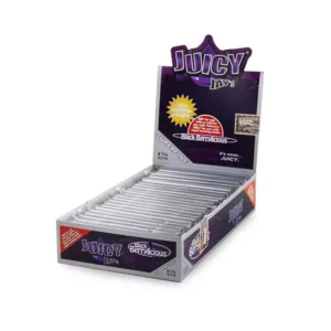 Juicy Jay's - 1¼ Rolling Papers - BLACK BERRYLICIOUS - 24 Packs