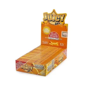 Juicy Jay's - 1¼ Rolling Papers - ORANGE - 24 Packs