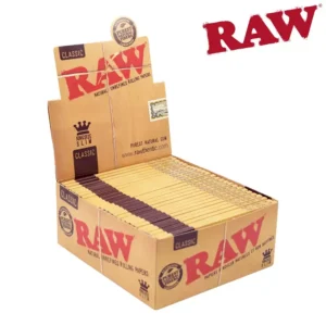 RAW Classic - King Size Slim Rolling Papers - 50 Packs