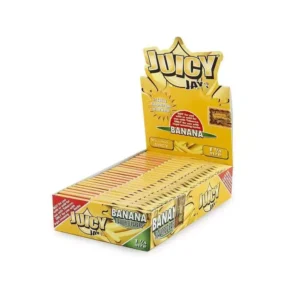 Juicy Jay's - 1¼ Rolling Papers - BANANA - 24 Packs