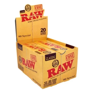 RAW Classic - 98 Special - Pre-rolled Cones - (Box of 12)