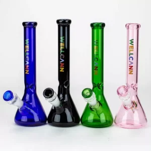 WELLCANN® 12" - Classic Colored - Glass Beaker Bong