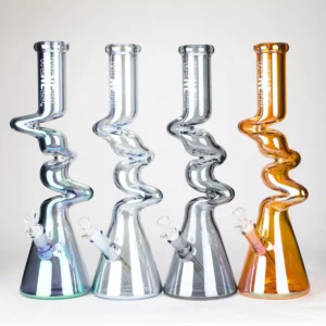 WENEED® 17.5" - Staircase To Heaven Zong - Glass Beaker Bong