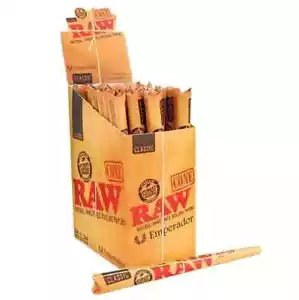 RAW Classic - EMPERADOR Pre-Rolled Cones  |  Full Box of 24 Packs