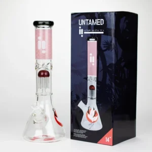 INFYNITI® 14" – UNTAMED - Glass Beaker Bong - Water Pipe (CRANE)  | Frontier Finds