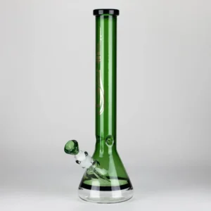 GENIE® 18″ – Thick Glass Beaker Bong – Water Pipe (GREEN)