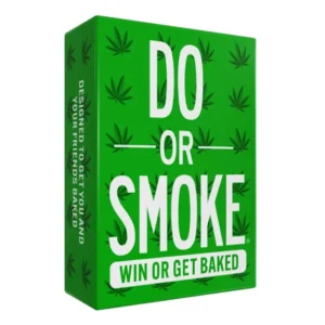 Do or Smoke: 250-Card Weed Party Game for Adults – Fun 420 Challenge Card Game